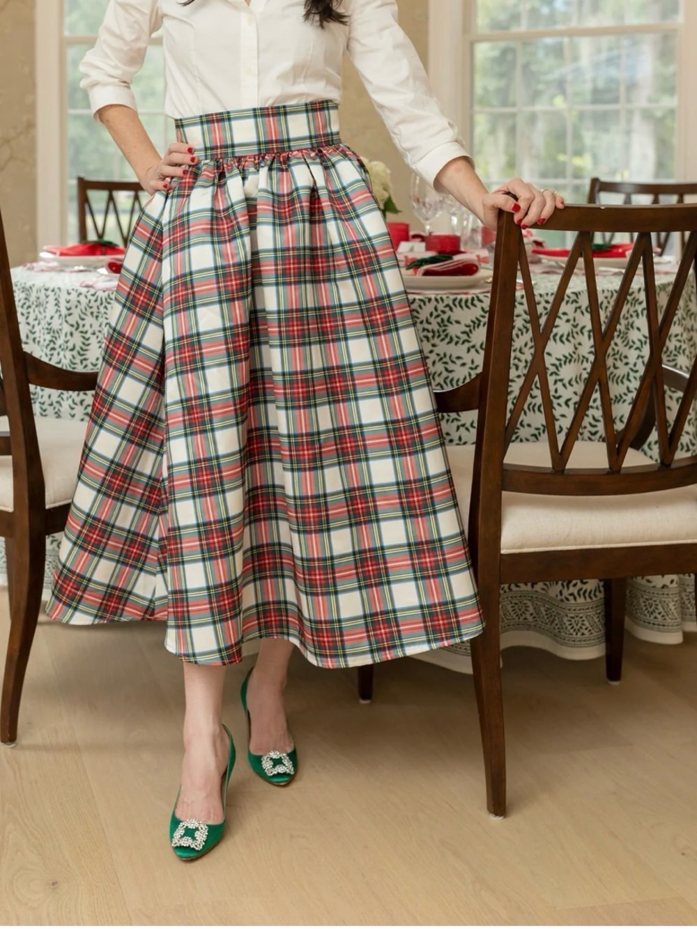 NWOT HENRY DUVALL AUDREY SKIRT IN TOWNSEND TARTAN